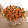 5pcs Artificial Flowers Plants 31cm Sun Flower Colorful Small Daisy Silk Home Garden Decoration Chrysanthemum Wedding DIY Party