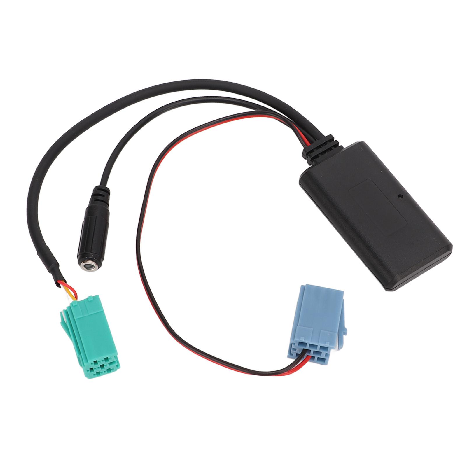 

Автомобильный Bluetooth модуль Беспроводной аудио AUX адаптерный кабель с микрофоном Замена для CD-плеера