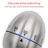 Egg Shape 60 Minutes Timer Metal Easy Operated Kitchen Timer Cooking Baking Helper Kitchen Tool Home Decorations