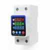 A25F-63A Power Consumption KWH Meter Single Phase Adjust Over Under Current And Voltage Protective Device Protector Relay