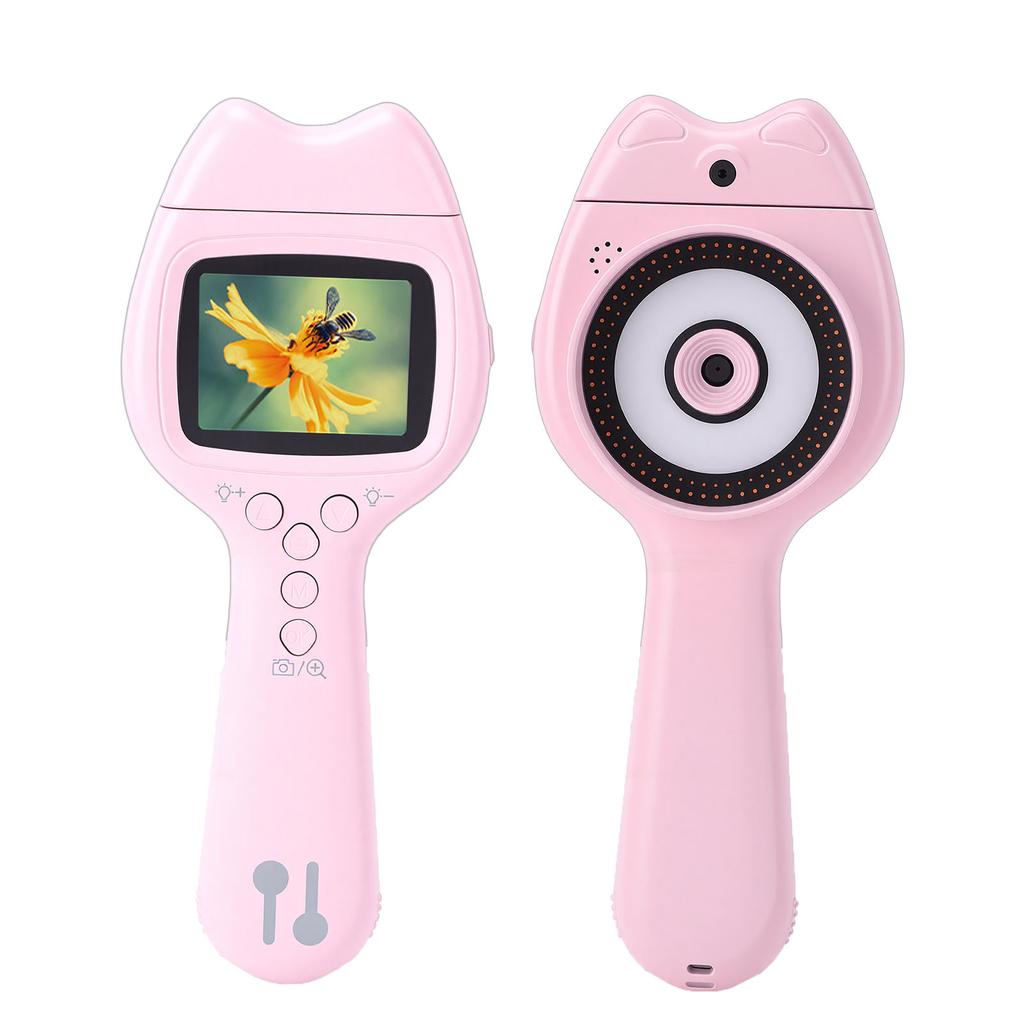 Handheld Digital Microscope 2.0 Inch Display Telephoto Double Lens 500X Optical Magnification Digital Zoom   Digital Microscope