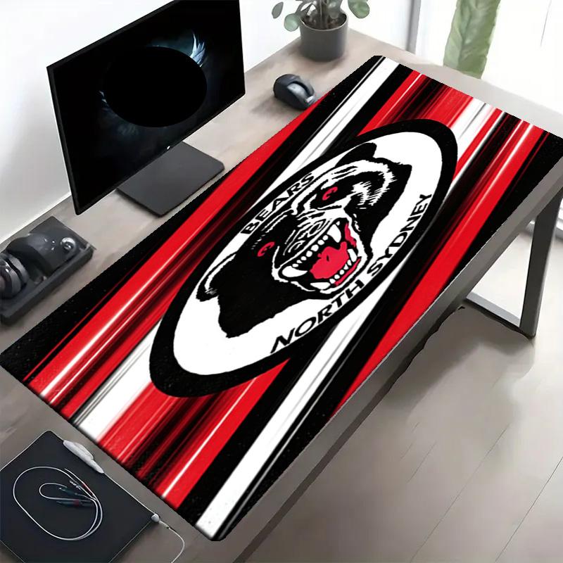 North Sydney Bears Print Mouse Pad, Anti‑Slip Desktop keyboard Mat, for PC Laptop Gaming Working Daily Use, Cool Festival Surprise Gift