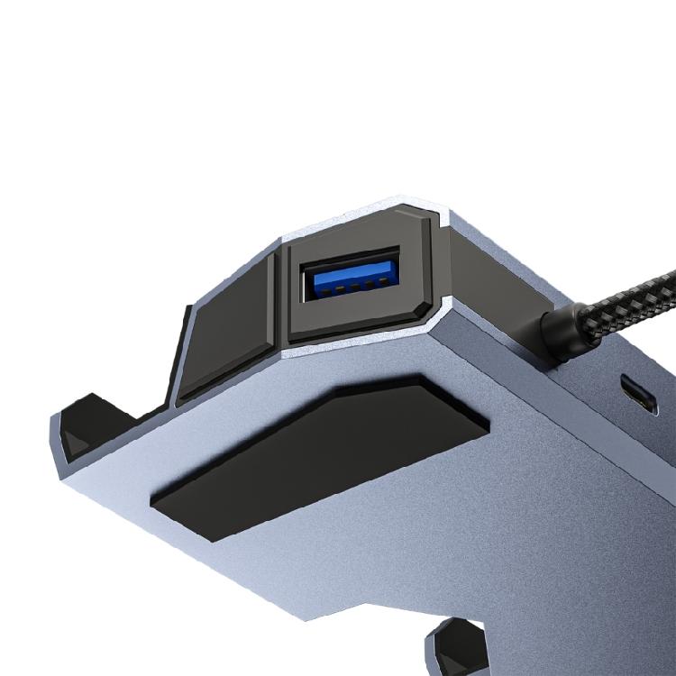 6 In 1 USB C Docking Station for SteamDeck and ROG Offering USB 4K HDMI2.0 and Fast Ethernet USB 3.0 Hubs