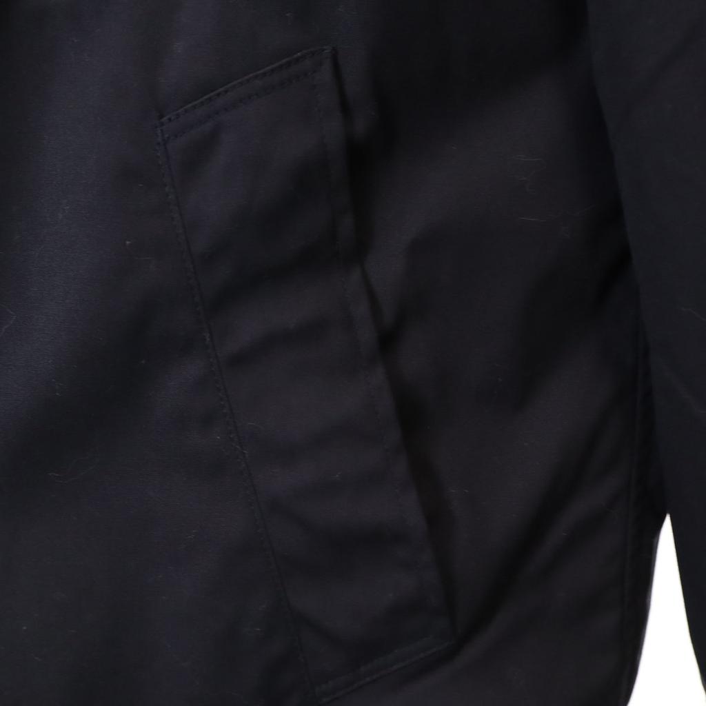 US NAVY 80s DLA Vintage All-Weather Coat Military Long Coat 36 Liner Men's Used