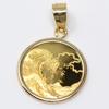 Hokusai Red Fuji The Great Wave Off Kanagawa Pendant Top K24 oz 24K Frame 18K Katsushika Hokusai Set with Polishing [Jewelry Kotobuki] 1/25 (Gift