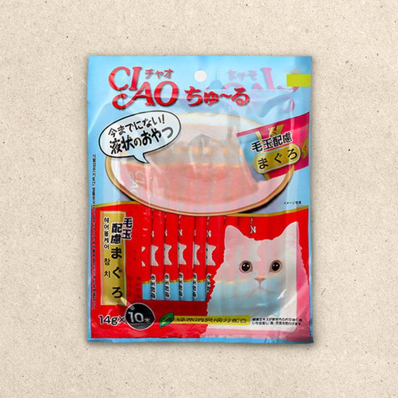 

[Pet] Chaochur Hairball Care Tuna 10Pcs