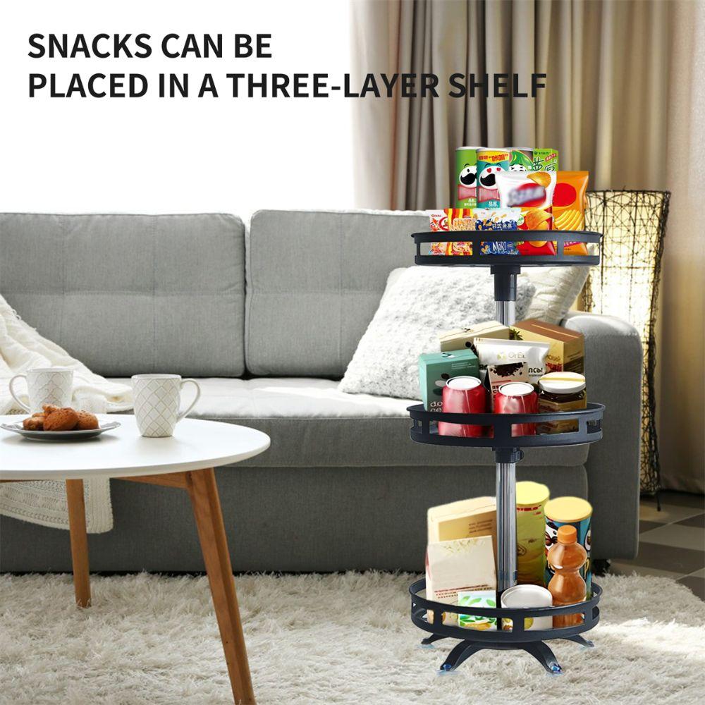 Estante de Almacenamiento para Encimera de Cocina Multicapa Rotación 360° Soporte para Condimentos Hogar