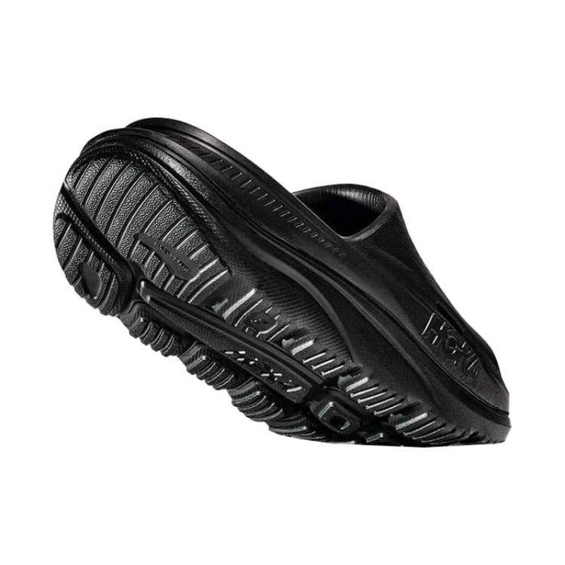Hoka One One Ora Recovery Slide 3 Unisex Hollow Out EVA Slide Slippers Black 1135061-BBLC