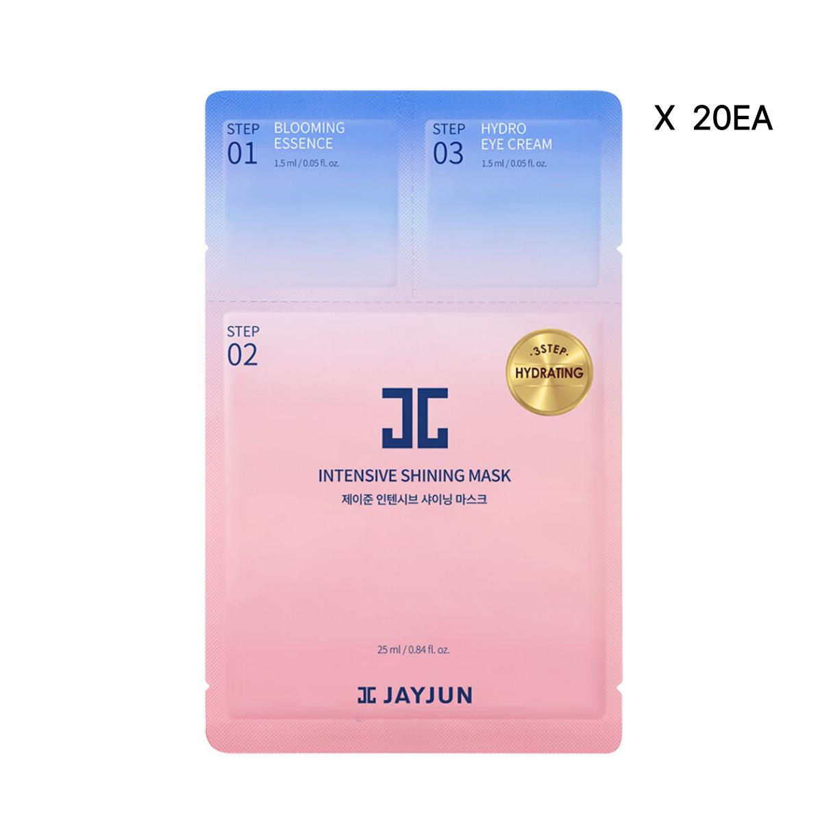 [JAYJUN] Intensive Shining 3STEP Mask (20 Sheets)