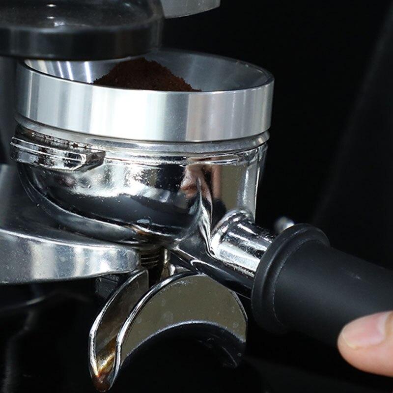 Aluminum Intelligent Dosing Ring For Bowl Coffee Powder Espresso Barista Tool For 51//53/54/58MM Profilter Coffee Tamper