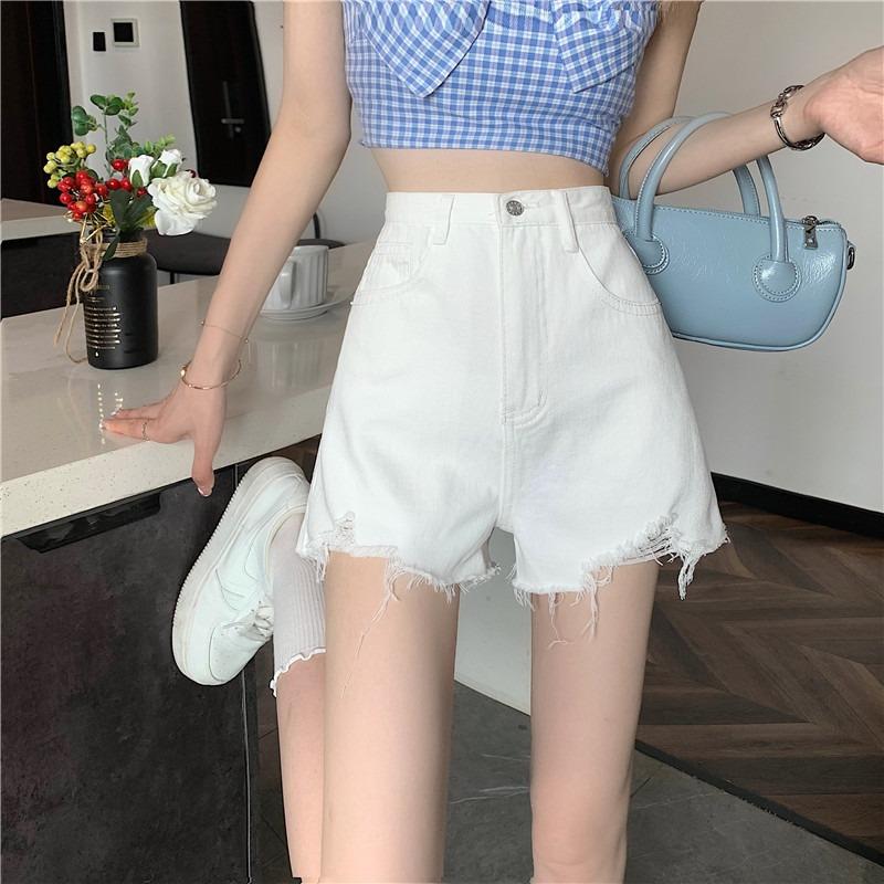 Summer Women's Jeans Shorts Broken High Waist Sexy Pants Denim Jeans