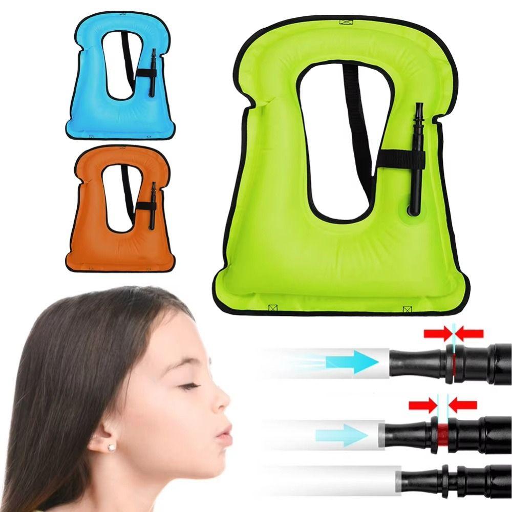 Outdoor Safety Inflatable Swim Vest Inflatable Swim Life Saving Vest Kayaking Boating