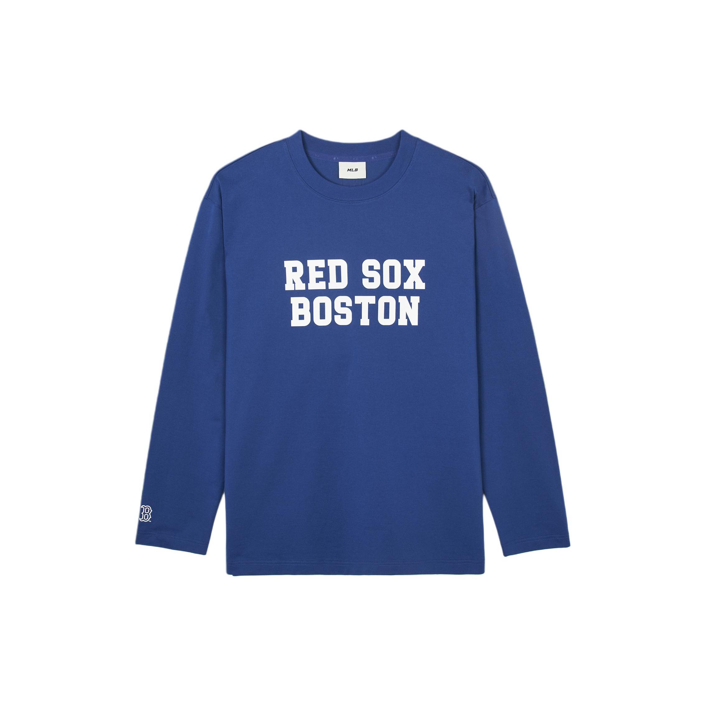 MLB SS24 Boston Red Sox T Shirt Unisex Blue 3ATSV0141-43RBS XXL
