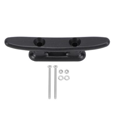 Boat Cleat Black Nylon Strong Tensile Strength Dock Cleat for Marine Deck Nautical Decor