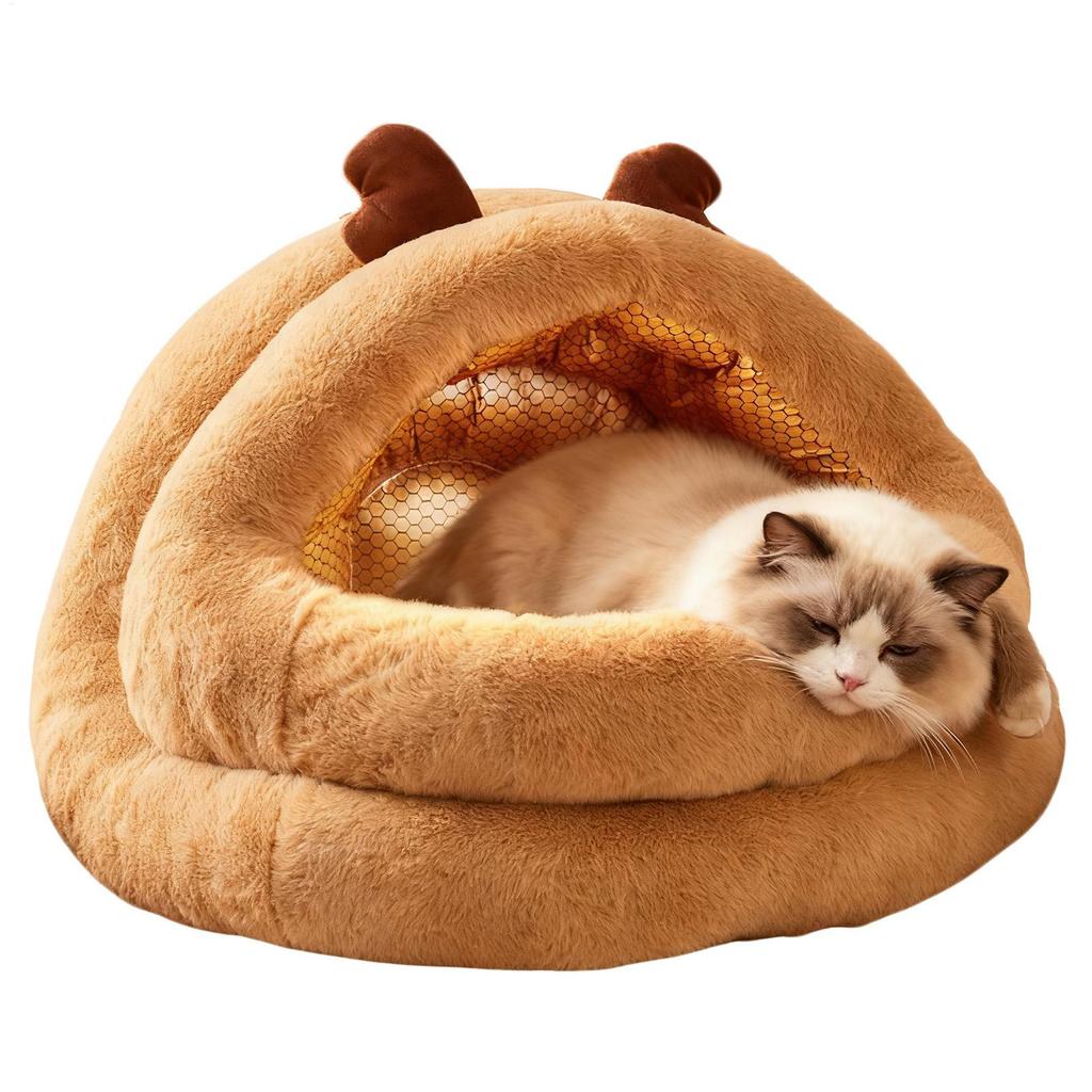 Cat Bed For Christmas Washable Warm Furniture Christmas Pet House Cat Dog Nest For Small Medium Large Breeds Living Room Bedroom