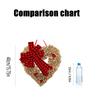 Valentine'S Day Flower Wreath Door Decoration Fabric Hanging Decoration, Confession Heart-Shaped Outfit