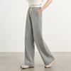 Elva' Island Women's High-Waisted Straight Casual Trousers