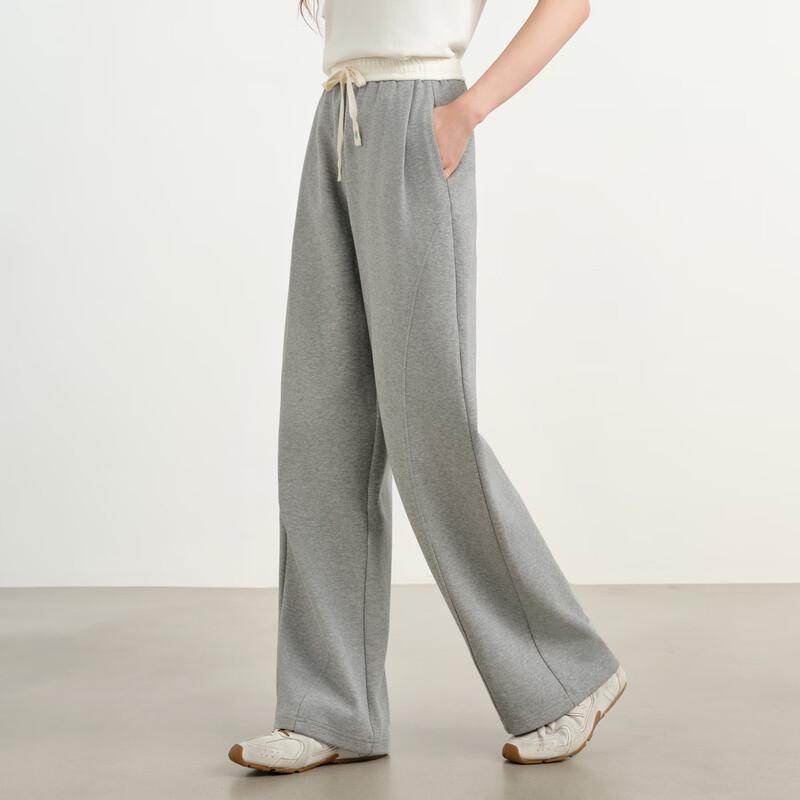 Elva' Island Women's High-Waisted Straight Casual Trousers
