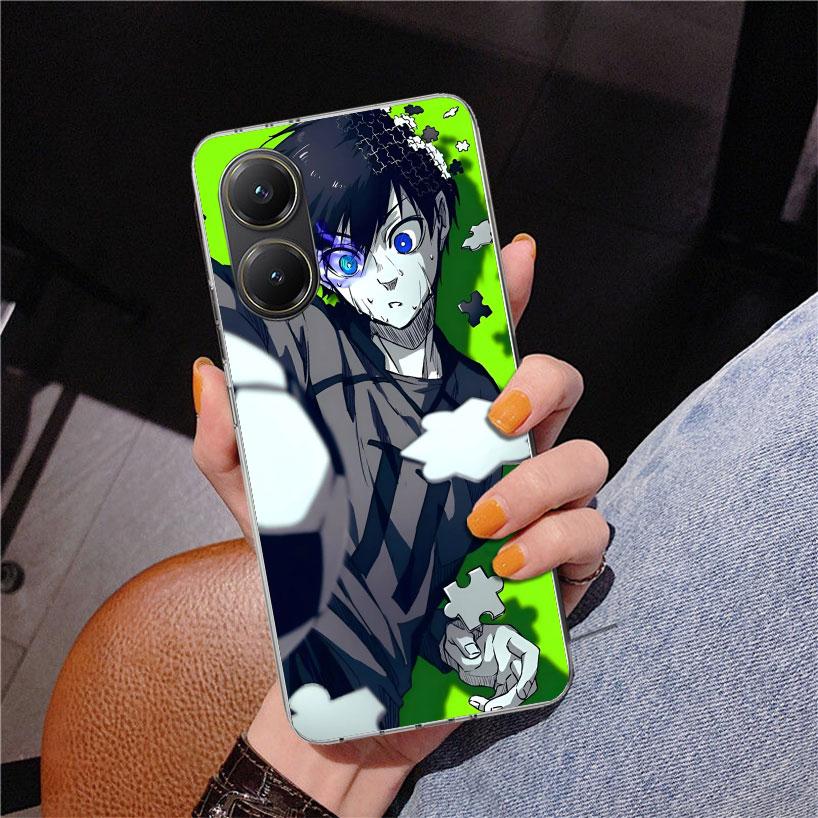 Blue Lock Isagi Yoichi Phone Case For Xiaomi Poco X7 X6 X5 Pro F7 Ultra Redmi 15C 15 13C 13 12C 12 10 10A 10C 9 9A 9C 9T Cover P