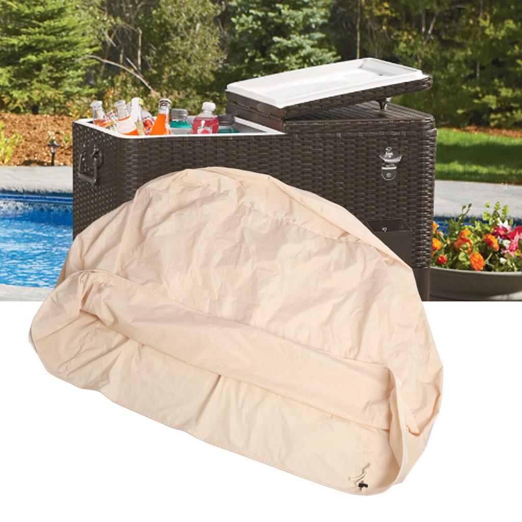 86x48x79cm Party Cooler Cart Cover Outdoor Cold Drink Cart Protective Cover Part Accessories
