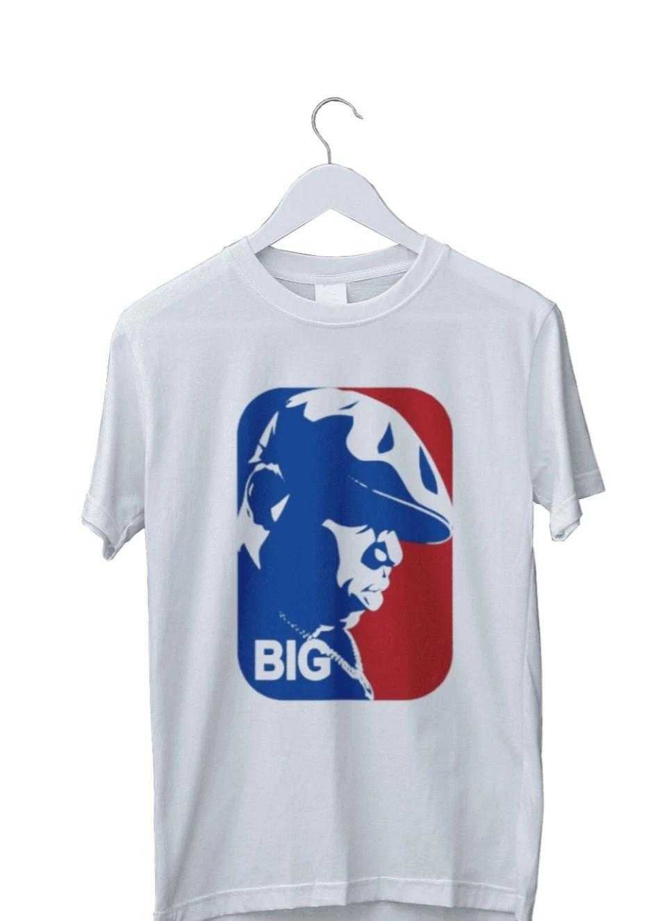 Men s Casual Graphic Biggie Big HipHop Inspired NBA Graphic Print M... S