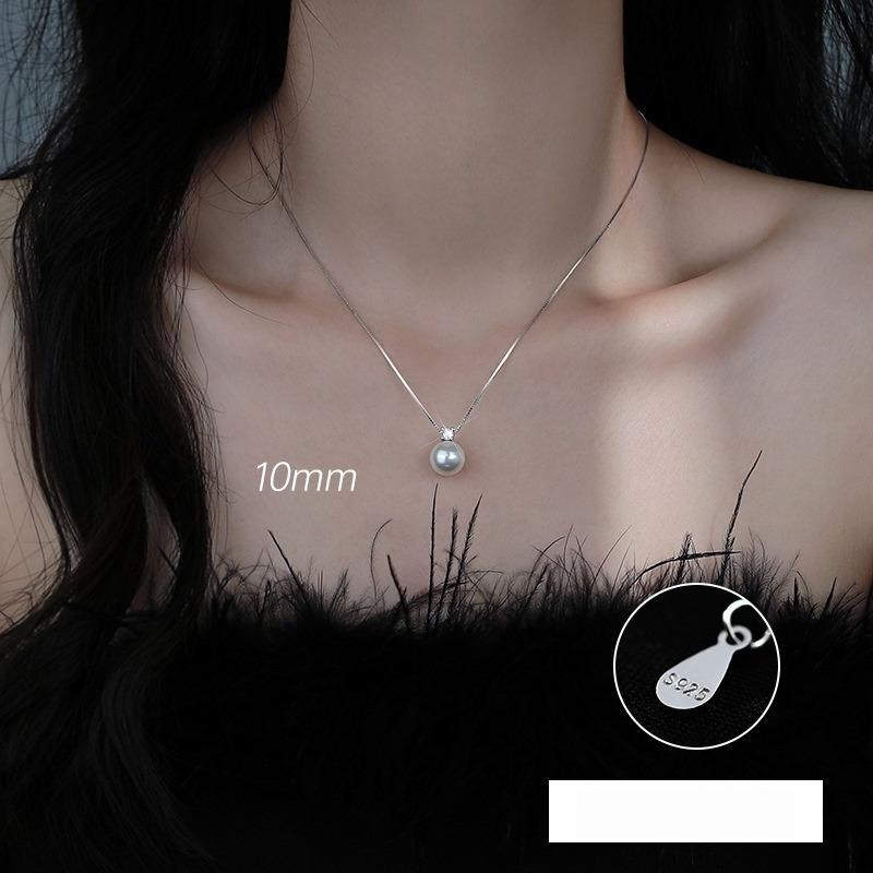 Pearl Necklace Shijia Zhengyuan Light Luxury Premium Sense Clavicle Chain