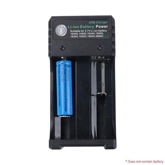 Dual Slot 3.7V 14500 26650 16650 18650 Li-ion Battery Charger with LED Indicator