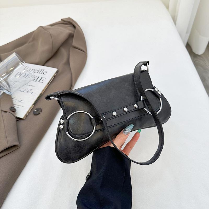 Autumn 2025 Korean Fashion Women's Versatile Underarm Shoulder Bag - Trendy Hand-held Small Square Bag