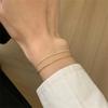 Thin Stainless Steel Snake Chain Bracelet Simple Gold Color Titanium Steel Women Bracelet Fashion Jewelry Trendy Accessories
