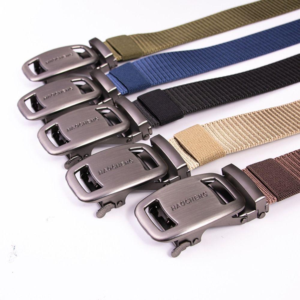 

Casual Braided Belt Luxury Brand Weave Waist Band Outdoor Canvas Strap армія зелений колір