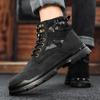 British Style Boots Men Fashion Outdoor High Top Sneakers Male New Ankle Boots For Men Casual Motorcycle Shoes Punk Men’s Shoes
