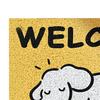 Door Mat Cute Cartoon Dog Pattern Anti Slip Mud Scraping Welcome Rug Front Door Rug Home Decoration