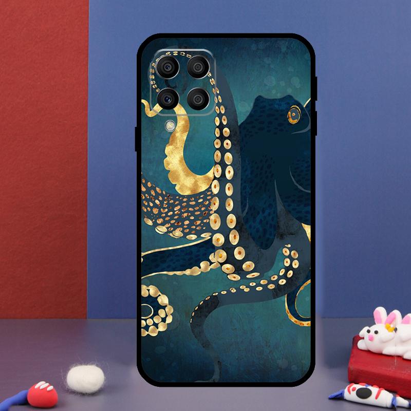 Meeresleben Ozean Oktopus Für Samsung Galaxy M15 M55 M33 M13 M23 M53 M31 M51 M14 M34 M54 M20 M30s M52 M32 Handyhülle
