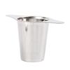 304 Stainless Steel Conical Tea Infuser with Mesh Strainer and Double Ear Design