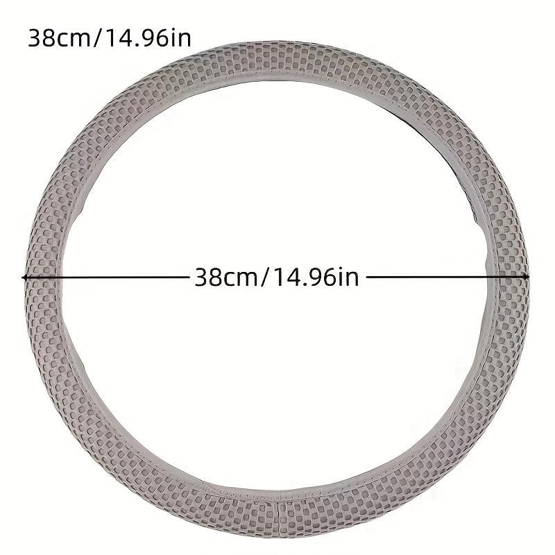 1pc Breathable 3D Massage Mesh Comfortable Non-Slip Sweat-Absorbing Car Steering Wheel Cover Suitable