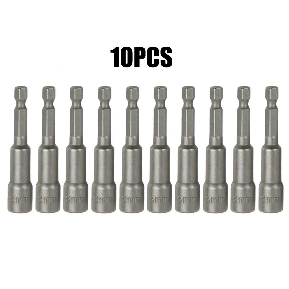 8MM Magnetic Tech Screw Driver Tek Bit,Drill Nut Setter Roofing Cladding STOCK~