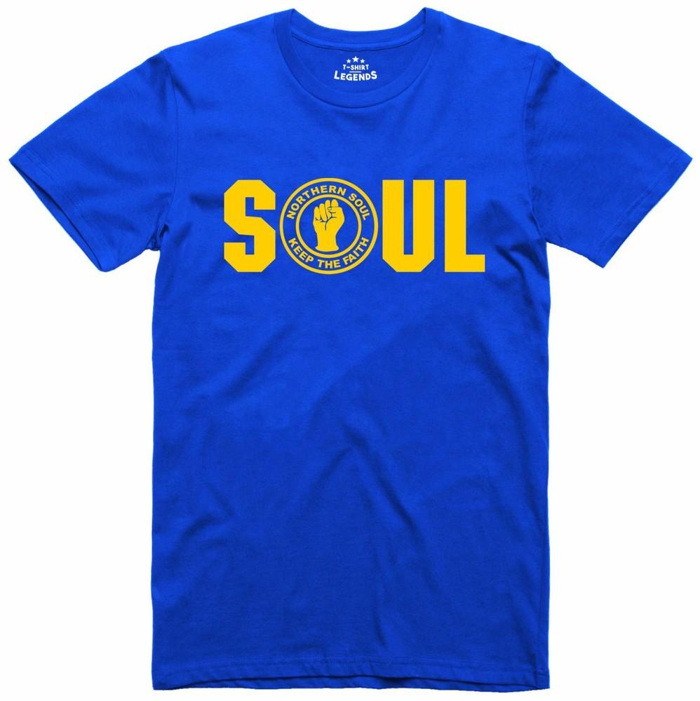 Northern Soul Soul Logo Music Unisexs Regular Fit Cotton TShirt