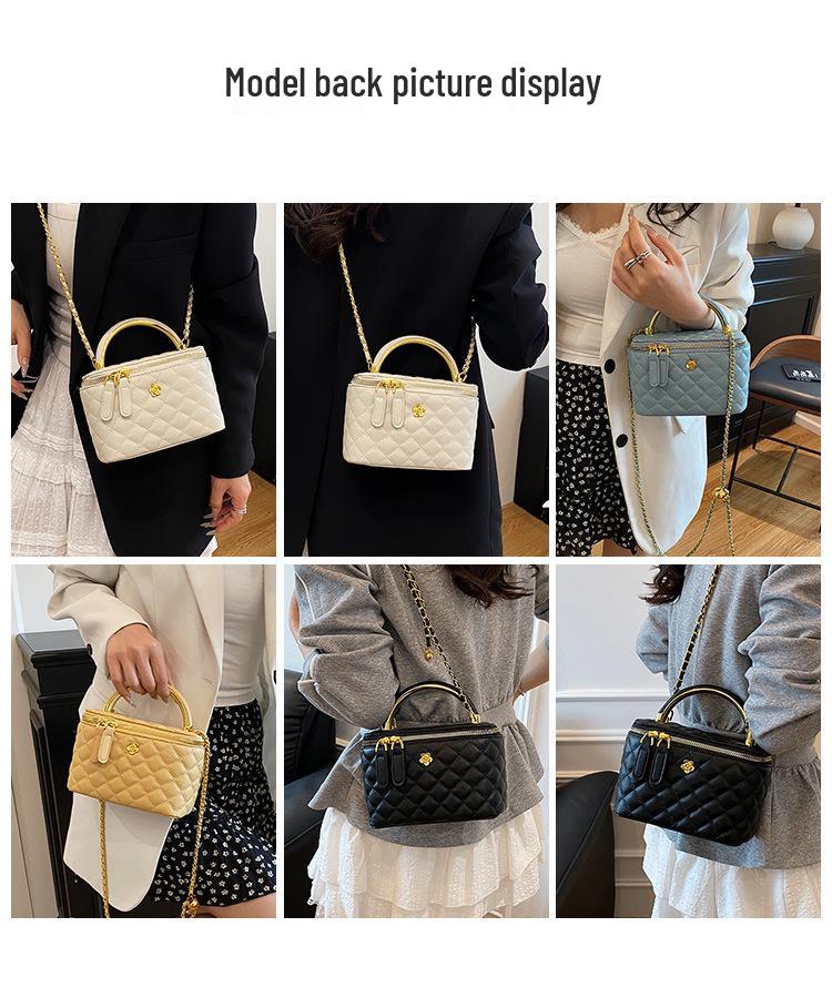 Luxury 2025 Women's Diamond Lattice Crossbody Handbag