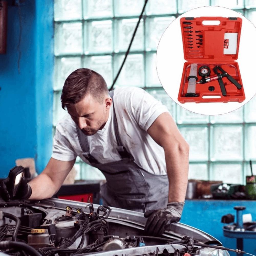 Hand Held Pressure Pump Tester Manual Operation Brake Fluid Bleeder  Vehicle Service