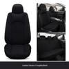 Universal Breathable Linen Seat Cover Set for Five-Seater Cars - Durable and Fully Enclosed
