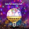 Gold-Plated LED Rotating Magic Ball: Mini KTV Bar & Home Stage Decor