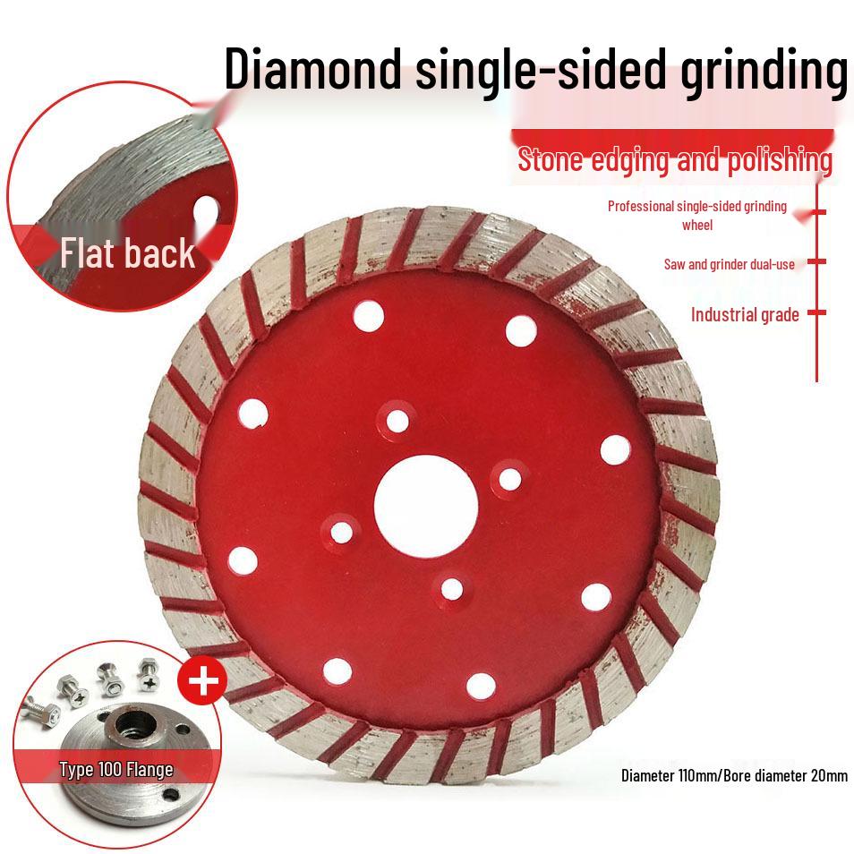 Diamond Grinding Disc for 100 Angle Grinder – Granite, Concrete, Stone Trimming 180mm Thick Saw Blade