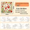 Feile Bird National Style Watercolor Accordion Folded Painting Book - Dunhuang Palace Design, 300g, Includes Line Drawing and Stacking Features.