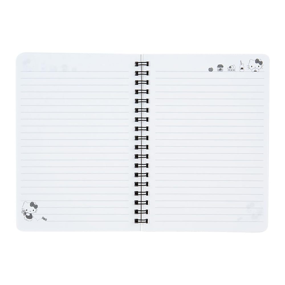 Sanrio Hello Kitty B6 Ring x x Character 092037 Notebook, 18.2 13.5 1.5 cm,