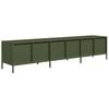 TV Stand Olive Green 202 x 39 x 43.5 cm Cold Rolled Steel
