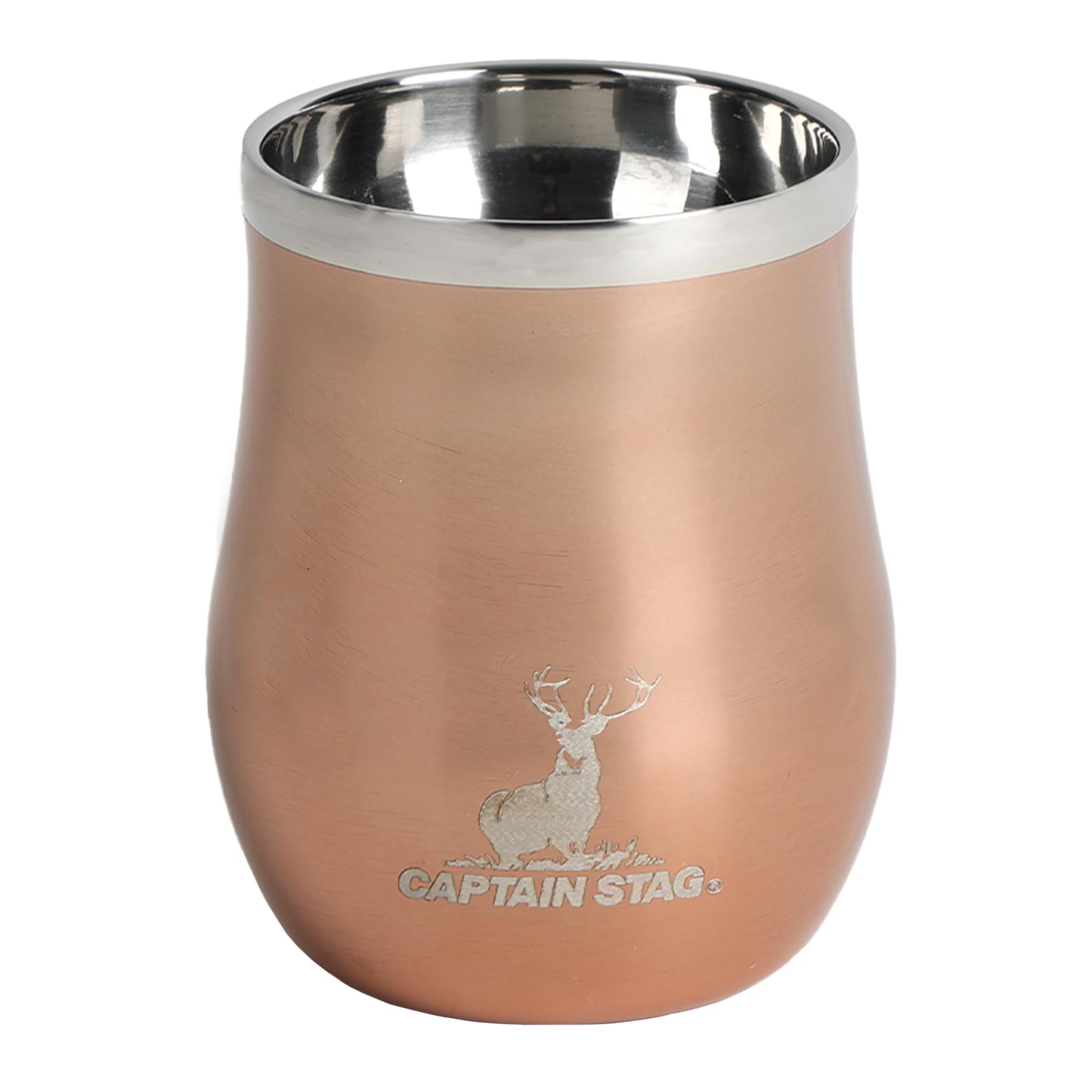 

Кружка/кружка из нержавеющей стали Captain Stag для улицы, двухсторонняя кружка-тамблер с вакуумной крышкой, 240 мл, с изоляцией, сталь, бронза, UY-7073 бронзовый