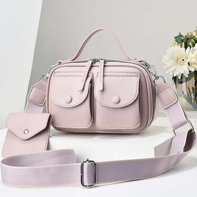 WTEMPO Hochwertige Strukturtasche für Damen, vielseitige Umhängetaschen für den Frühling und Sommer, kleine, quadratische Handtaschen