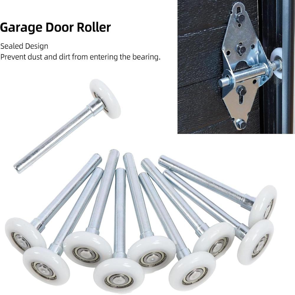 10 pcs set Low Noise Garage Door Rollers Garage Door Replacement Rollers  For Garage Door System