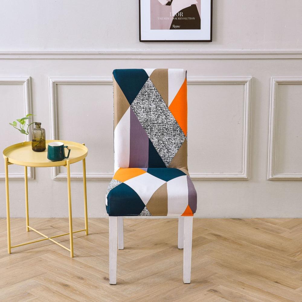 Stretch Stuhlhussen Elastische Esszimmerstuhl Überwürfe Komplettset für Hotel Restaurant Bankettstühle