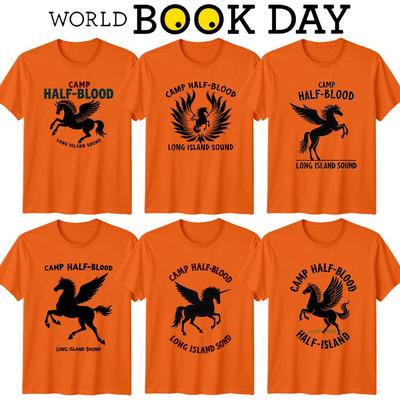 Camp Half-Blood Jungen Welttag des Buches T-Shirts T-Shirt Kostüm Outfits Bekleidung #WBD